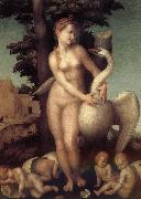 Andrea del Sarto Lida and the Swan oil